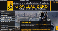 Desktop Screenshot of gravedadzero.com.es